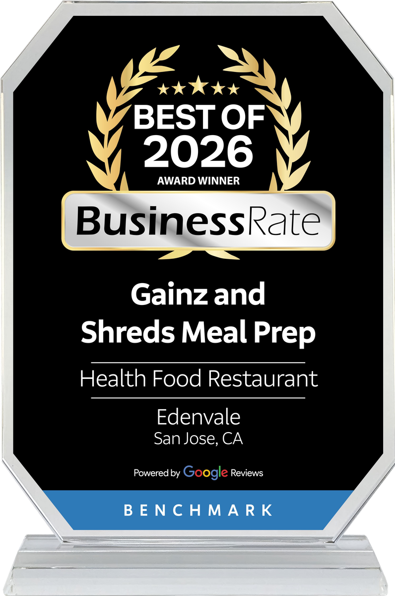 Best of 2026 Award Winner - BusinessRate - Gainz and Shreds Meal Prep